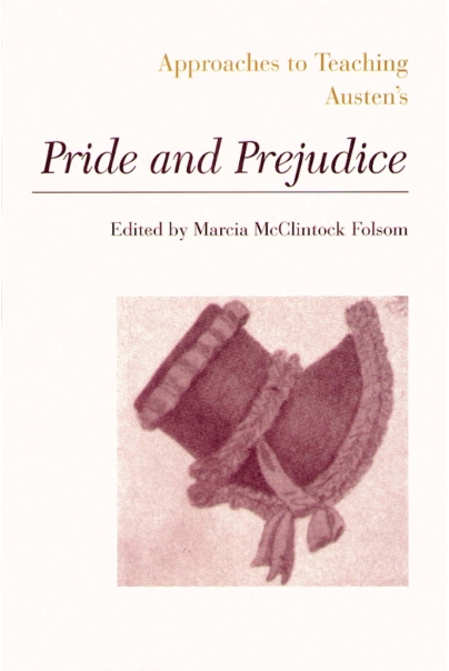 Approaches to Teaching Austen's Pride and Prejudice Cover